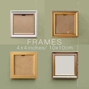 Kleiner 100x100 Kunstrahmen: Miniatur Kunstrahmen