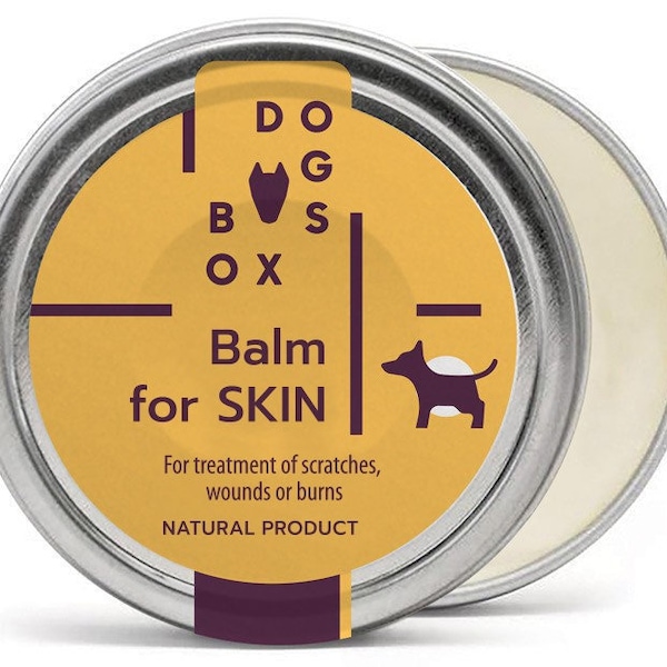 Dogs skin balm, natural product for dogs, skin cream for dogs, 100% natural product, DOGSBOX