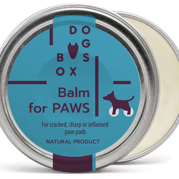 Dogs paws balm, natural product for dogs, paw cream for dogs, protecting balm for paws, 100% natural product, DOGSBOX