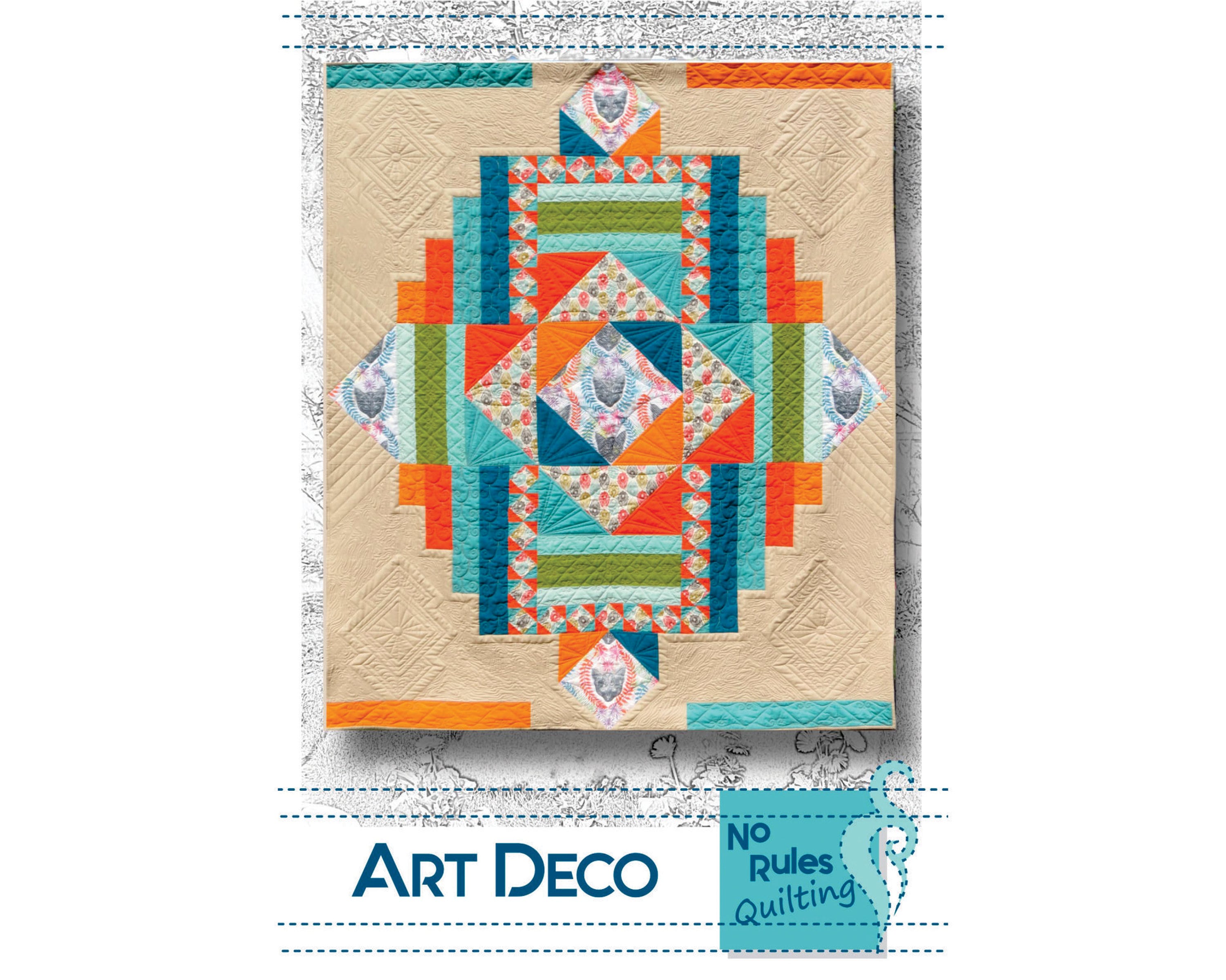 Art Deco Quilt Pattern Etsy