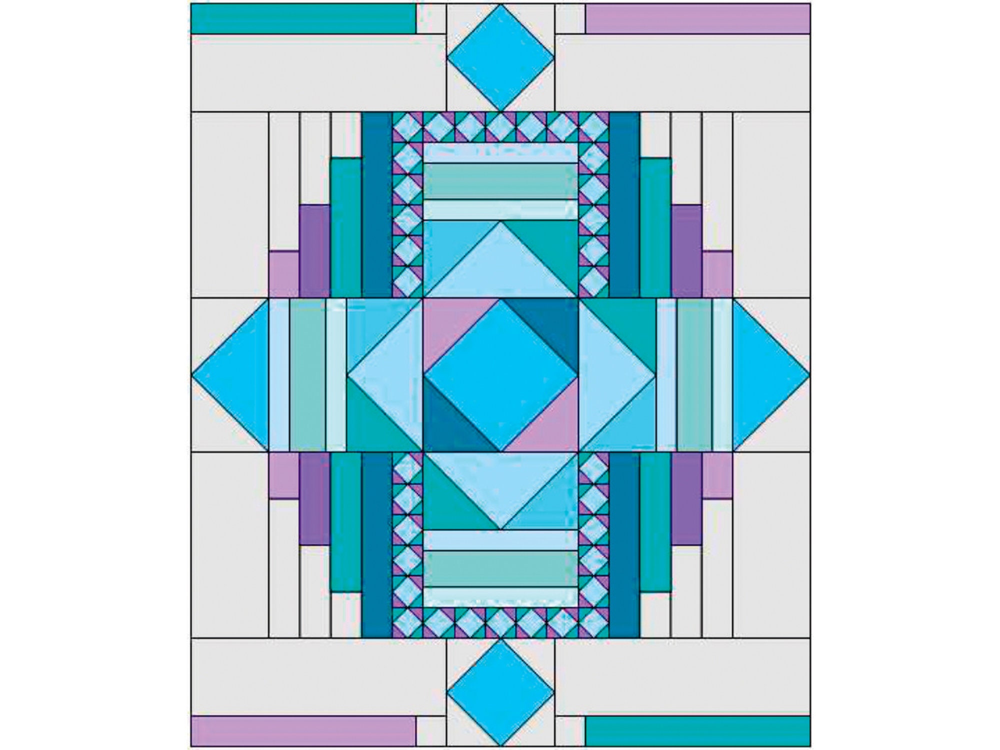 Art Deco Quilt Pattern Etsy