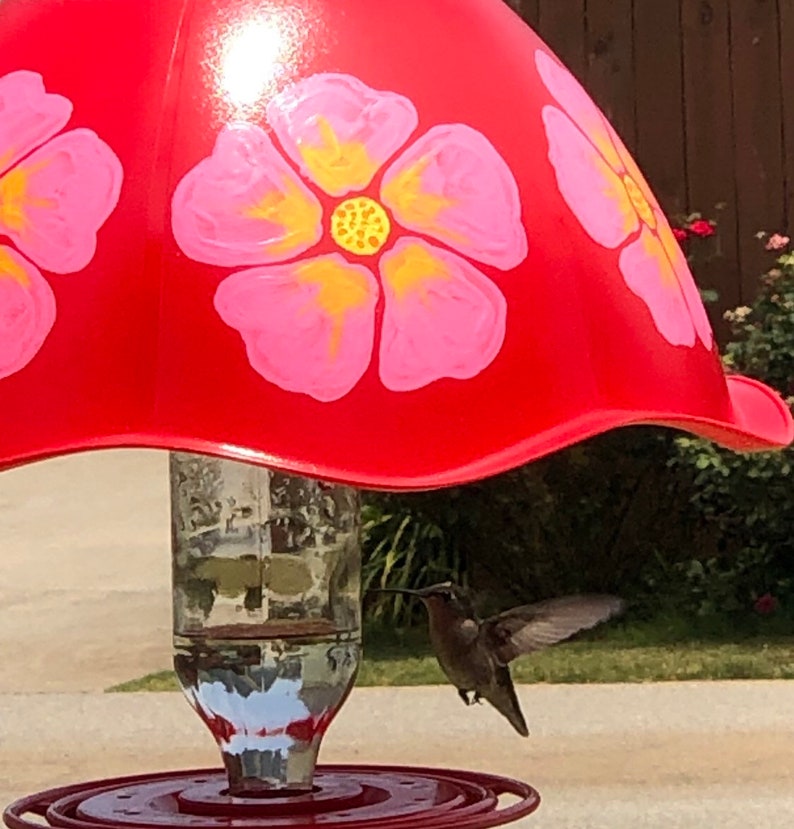 Hummingbird HumBrella Feeder Shade Umbrella Cover For Etsy