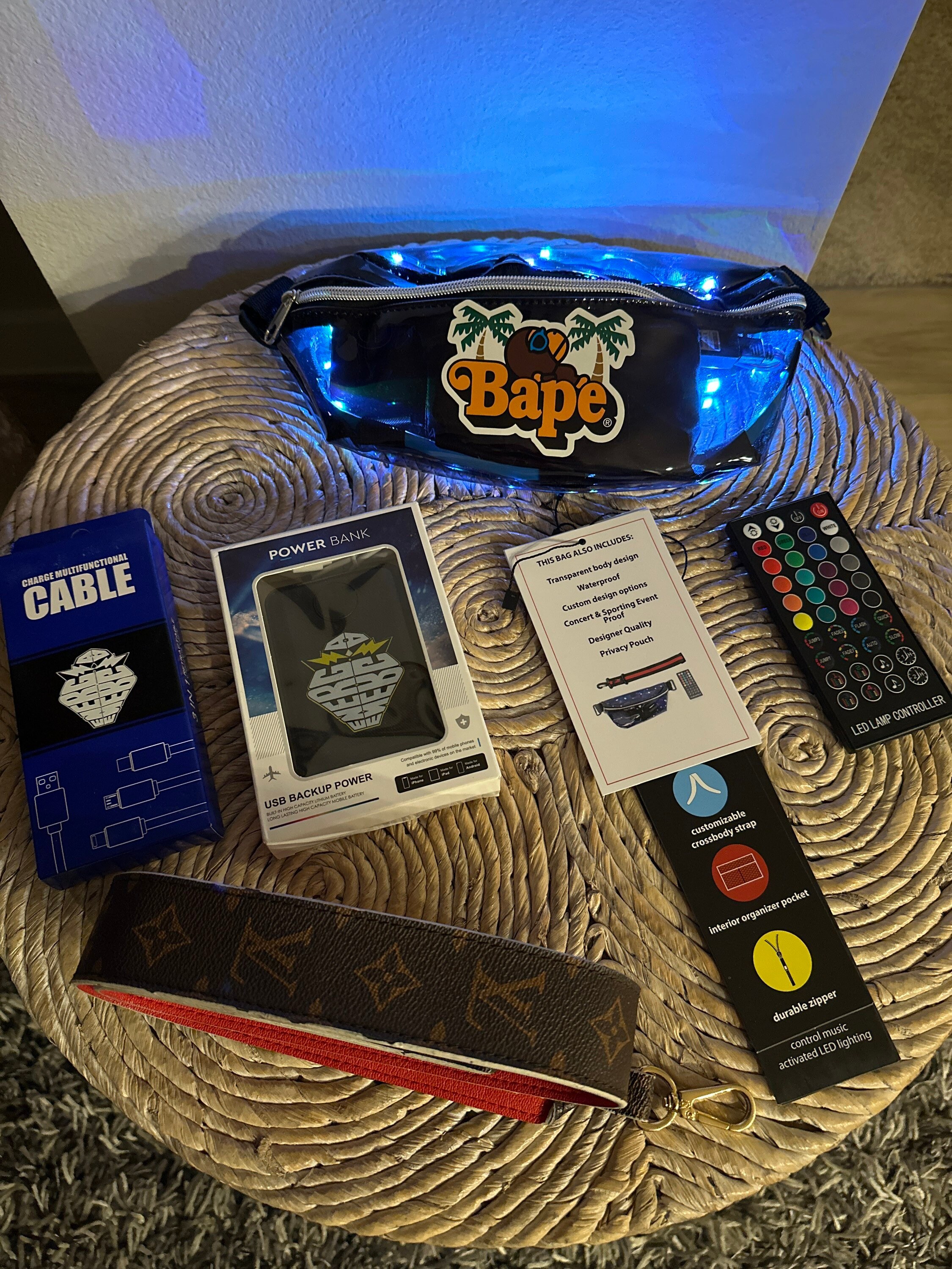Led fanny pack hotsell