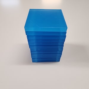 Clear Choice (96 PACK) Acrylic 3/16 Thick Laser Cut Bases Unpeel | Multipurpose, Display Small Pottery, Mineral Specimens, Mini Figuring’s