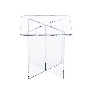 Clear Choice Square Base Acrylic Disassemble Stand Display