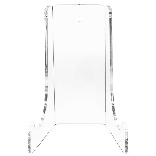 Clear Choice Double-Bend Acrylic Easel Stand  3/16 Thick |Table top or Wall Mount, Display, Flat Plates, Photos, Place Cards, Weddings