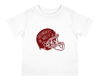 Toddler (6M-24M) Gamecock Football Shirt | USC Gamecocks, Williams Brice, Willy B, SEC, Baby Gamecock Tee, South Carolina T-Shirt