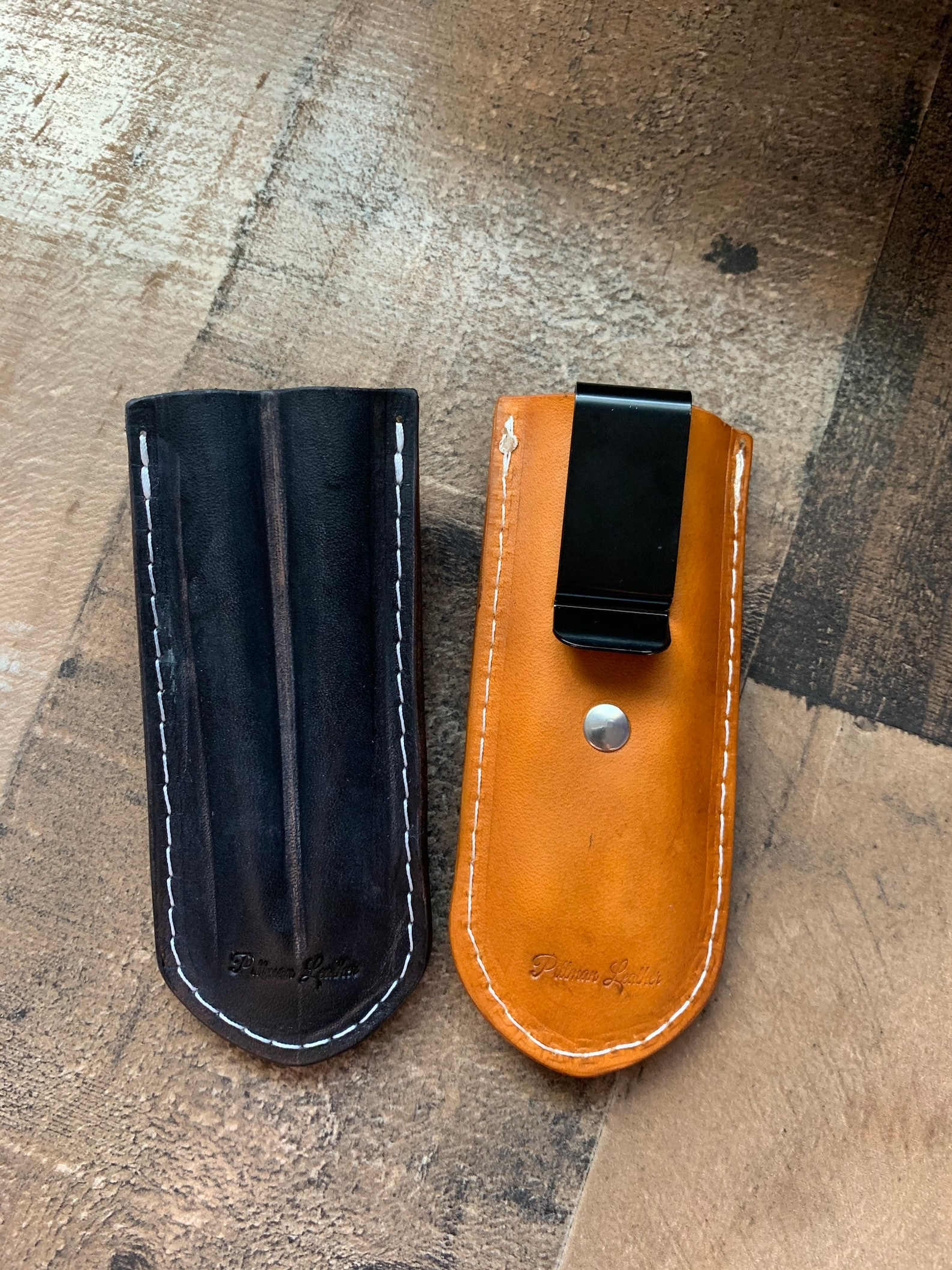 Leather Belt Pen Holder Leather Pen Holster Etsy