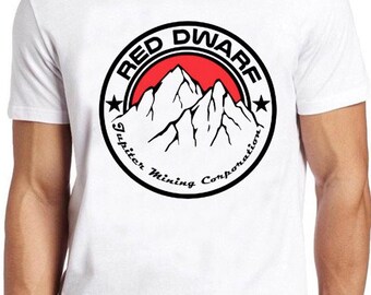 Jupiter Mining Mens Funny Red Dwarf Vest Retro 80/'s TV Programme Show