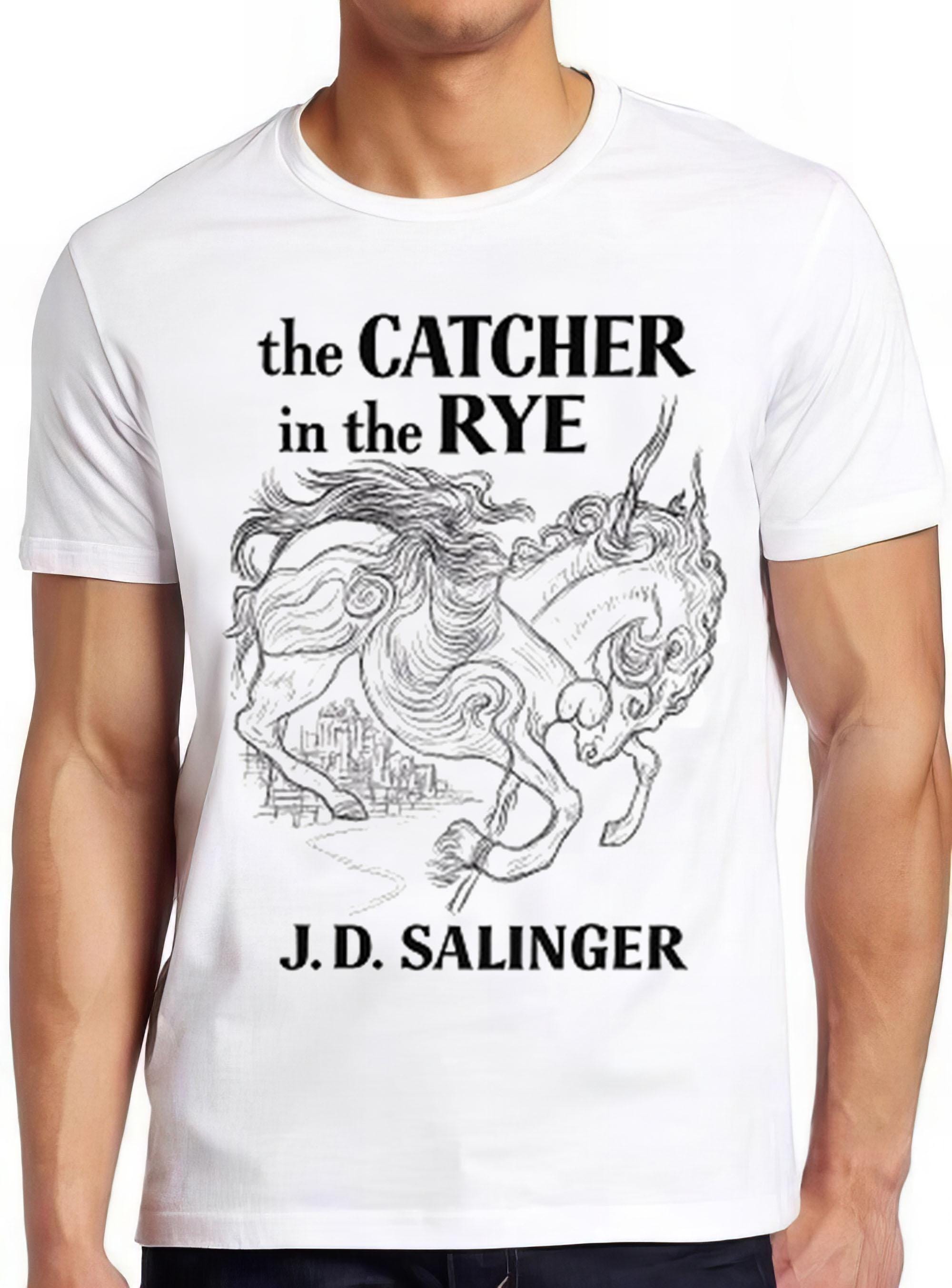 The Catcher In The Rye  Book Banned Literary Literature Geek Nerd Meme Tee Gift Retro Meme Saying Gaming Music Movie  T Shirt 2599
