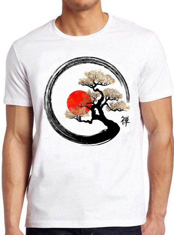 Bonsai Tree In Enso Circle | Japanese Zen T-Shirt Gift Bonsai Tree In Enso Circle | Japanese Zen T-Shirt Gift