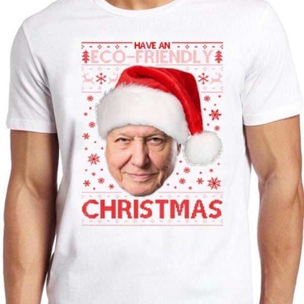 David Attenborough T Shirt Christmas Funny Gift Cool Gift Tee 352