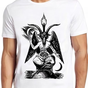 Baphomet von Eliphas Levi Sabbatic Ziege Von Mendes Occult Retro Cool Top T-Shirt 2463