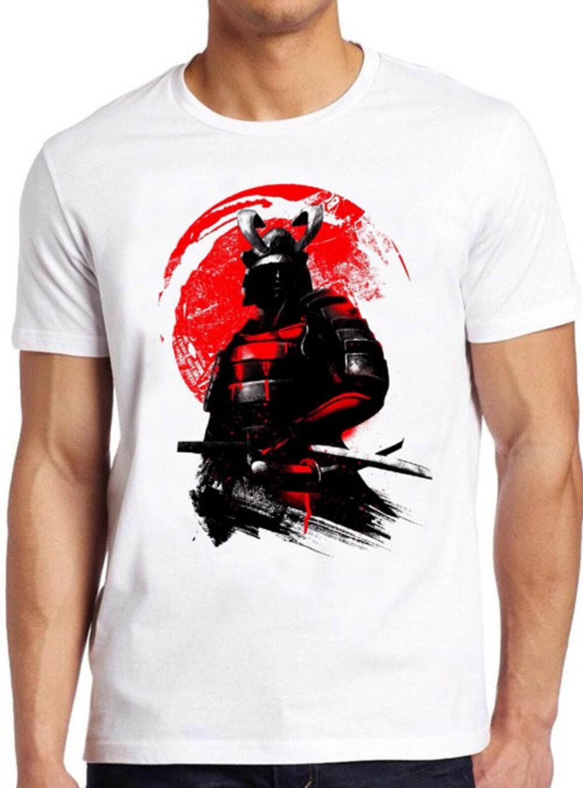 Samurai Warrior T Shirt Spartan Art Graphic Design Cool Gift Tee