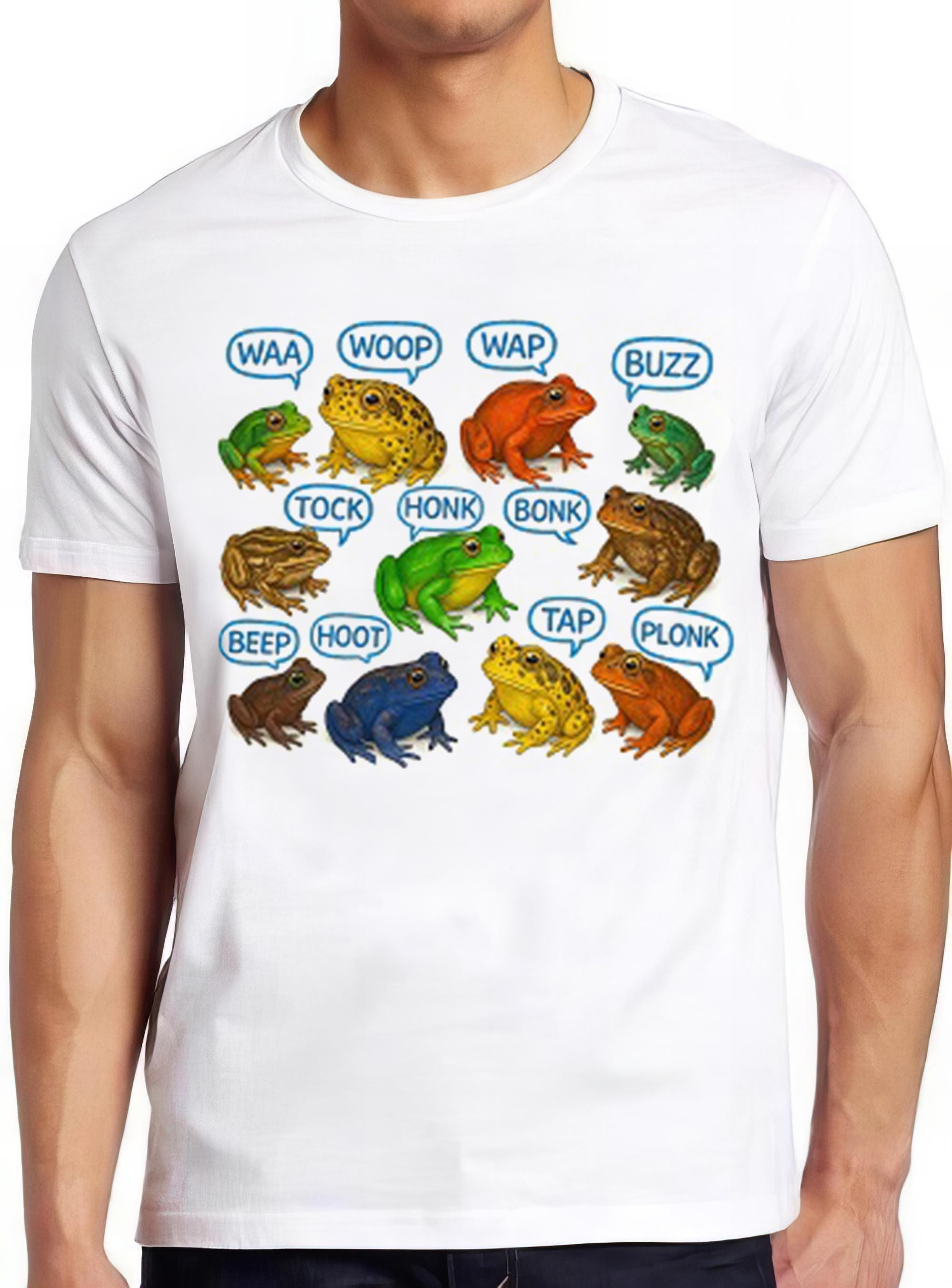 Frog Love Songs Art Animal Meme Gift Funny Tee  Style Unisex Gamer Cult Movie Music T Shirt 2622