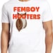 Femboy Hooters T Shirt Owl Boobs America USA Bird Logo Cool Gift Tee 458