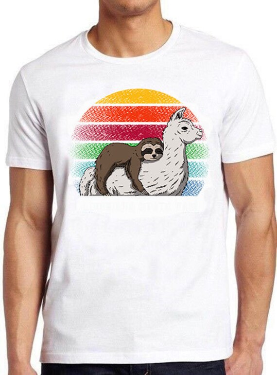 Sloth Lazy Lama Cute Funny Animal Meme Gift Tee Gamer Cult - Etsy Israel Sloth Lazy Lama Cute Funny Animal Meme Gift Tee Gamer Cult - Etsy Israel
