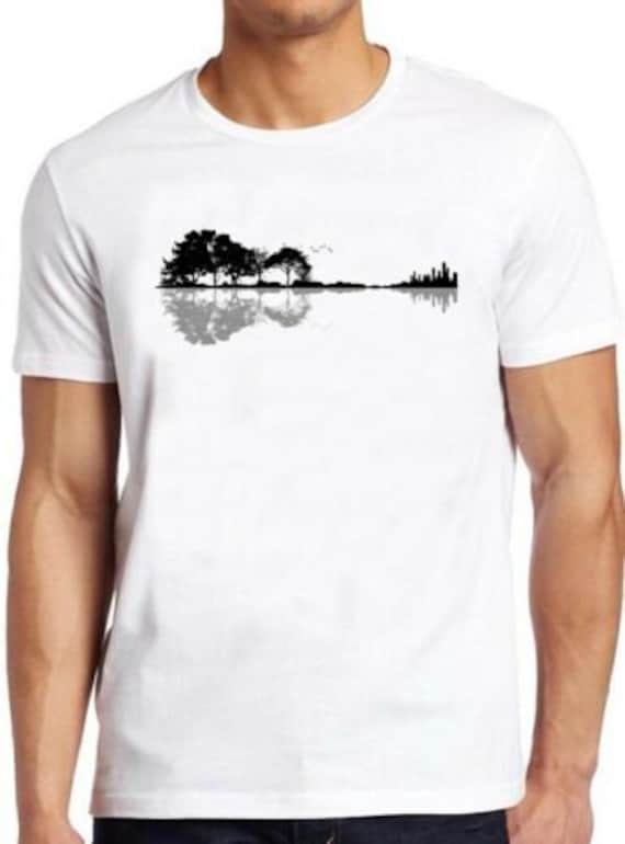 Nature Guitar T Shirt Design Nature Guitar T Shirt Design