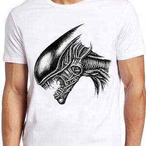 Aliens T Shirt Xenomorphs Head Wariior 80s Cult Movie Sci Fi Cool Gift Tee 2635