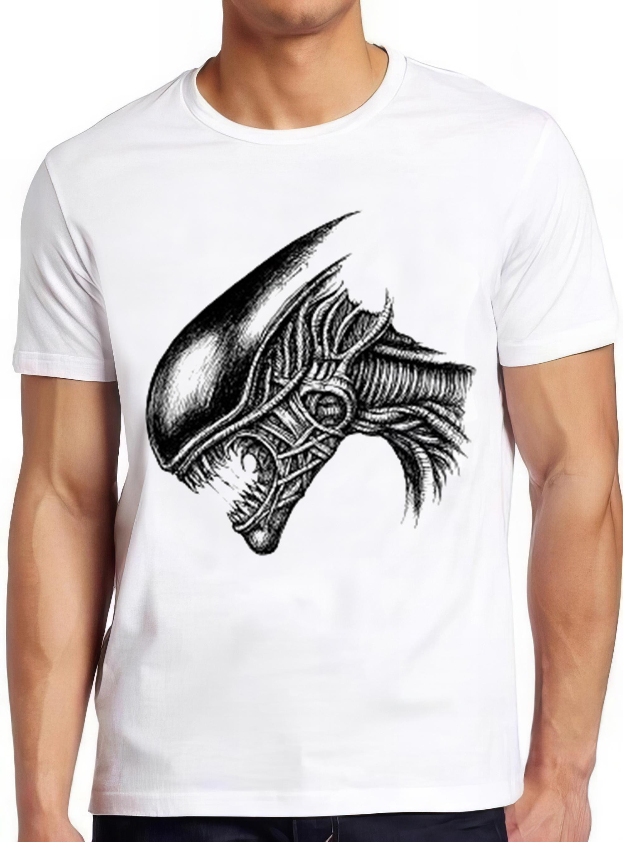 Aliens T Shirt Xenomorphs Head Wariior 80s Cult Movie Sci Fi Cool Gift ...