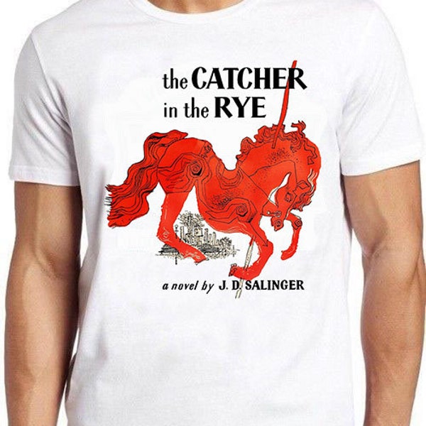 The Catcher In The Rye  Book Banned Literary Literature Geek Nerd Meme Tee Gift Retro Meme Saying Gaming Music Movie  T Shirt 700