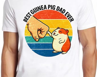 Best Guinea Pig Dad Ever Fathers Day Meme Cult Movie Cool Gift Tee T Shirt 2659