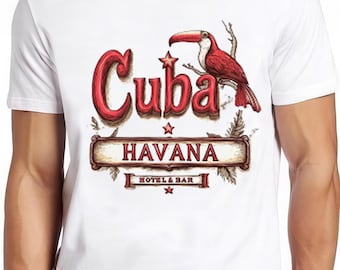 Havana Cuba Hotel & Bar Cuban Motel Famous Meme Gift Funny Tee Style Unisex Gamer Cult Movie Music T Shirt 2542