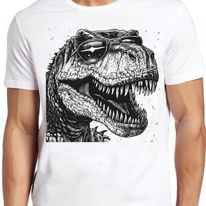 Dinosaur Going Extinct T Rex Asteroids Jurassic Weird Humorous Hilarious Witty Funny Music Gift Tee T Shirt 2392
