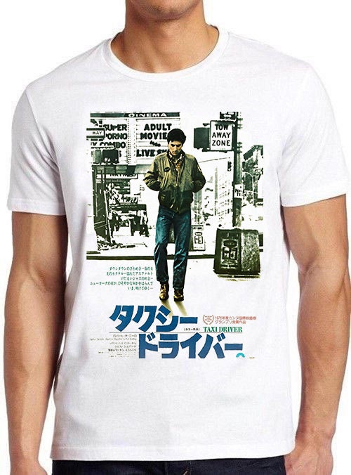 Taxi Driver T Shirt Japanese Poster Movie De Niro Cult Film Cool Gift Tee 246