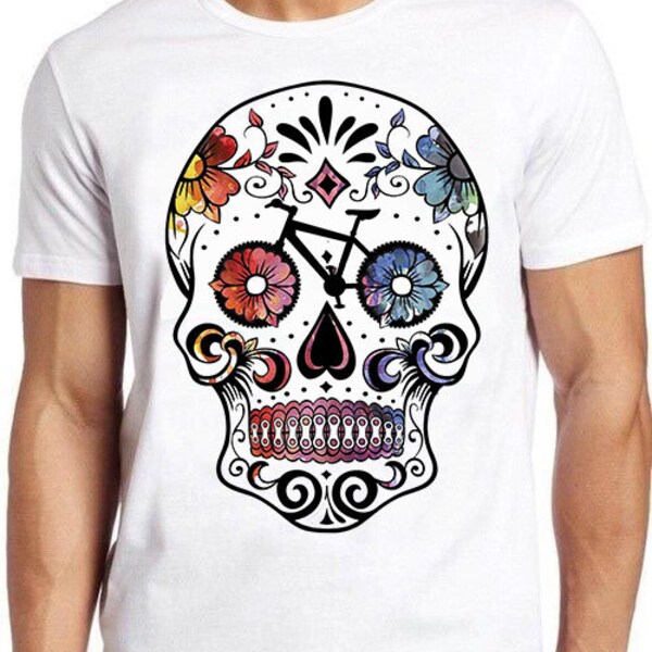 Skeleton on Bicycle Etsy