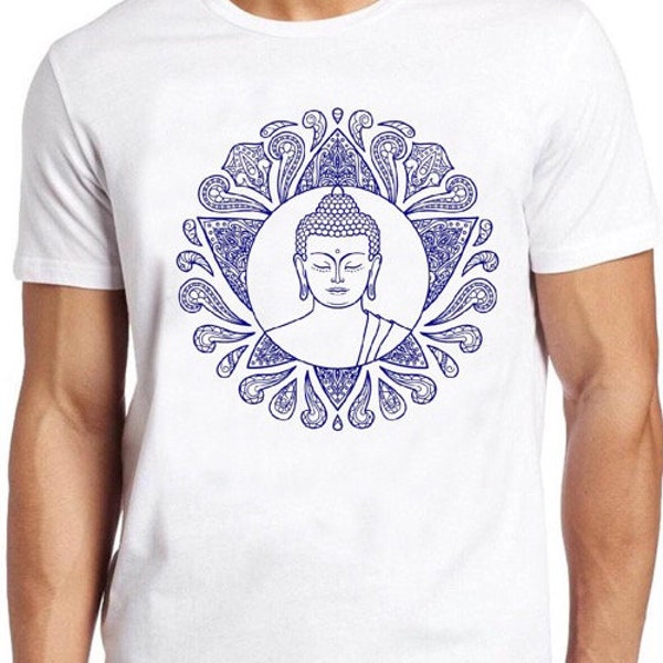 Buddha T Shirt  Yoga Buddhist Namaste Wisdom Lotus Cool Gift Tee 111