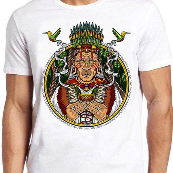 Ayahuasca Shaman  Cool Gift Tee T Shirt 493