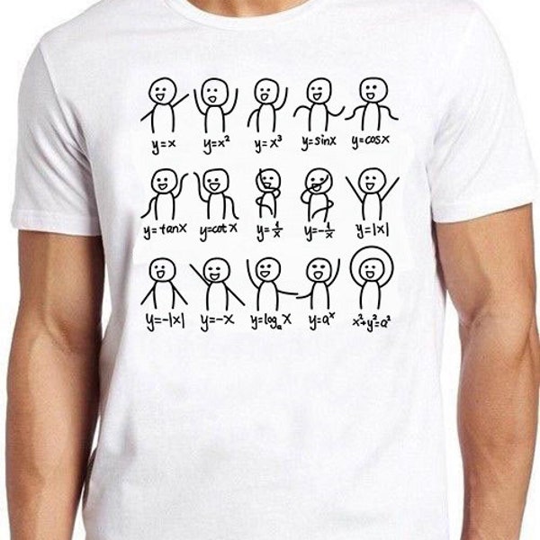 Divertente Algebra Danza Grafico Figure Matematica Equazione Scherzo Meme Regalo Divertente Tee Stile Unisex Gamer Cult Film Musica T Shirt 976