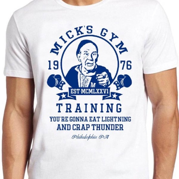 Micks's Gym T Shirt Boxer Boxing Gloves Rocky Film Movie Cool Gift Tee 226