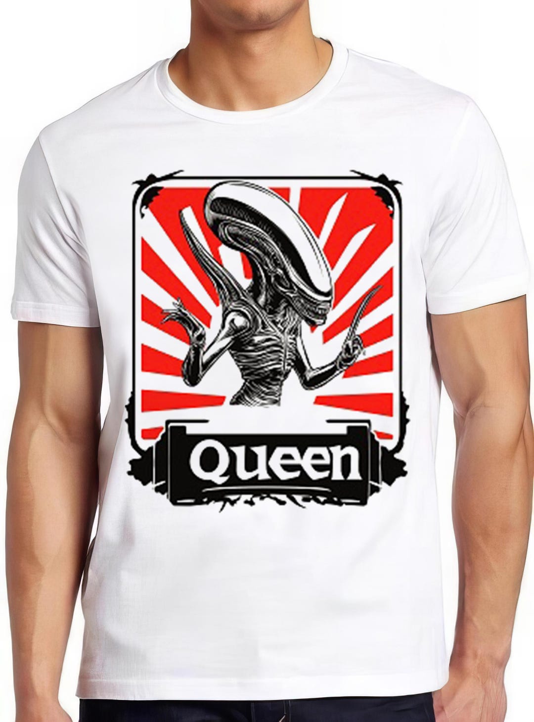 Alien Queen T Shirt 80s Cult Movie Sci Fi Space Film Funny Cool Gift ...