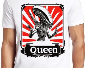 Alien Queen T Shirt 80s Cult Movie Sci Fi Space Film Funny Cool Gift Tee 2426