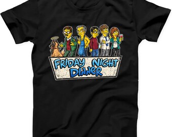 Friday Night Dinner Simpsons Bell Shalom Funny T Shirt Sweatshirt Hoodie 868