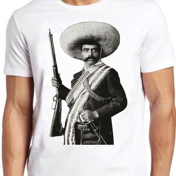 Emiliano Zapata T-shirt cool cadeau révolution mexicaine 436