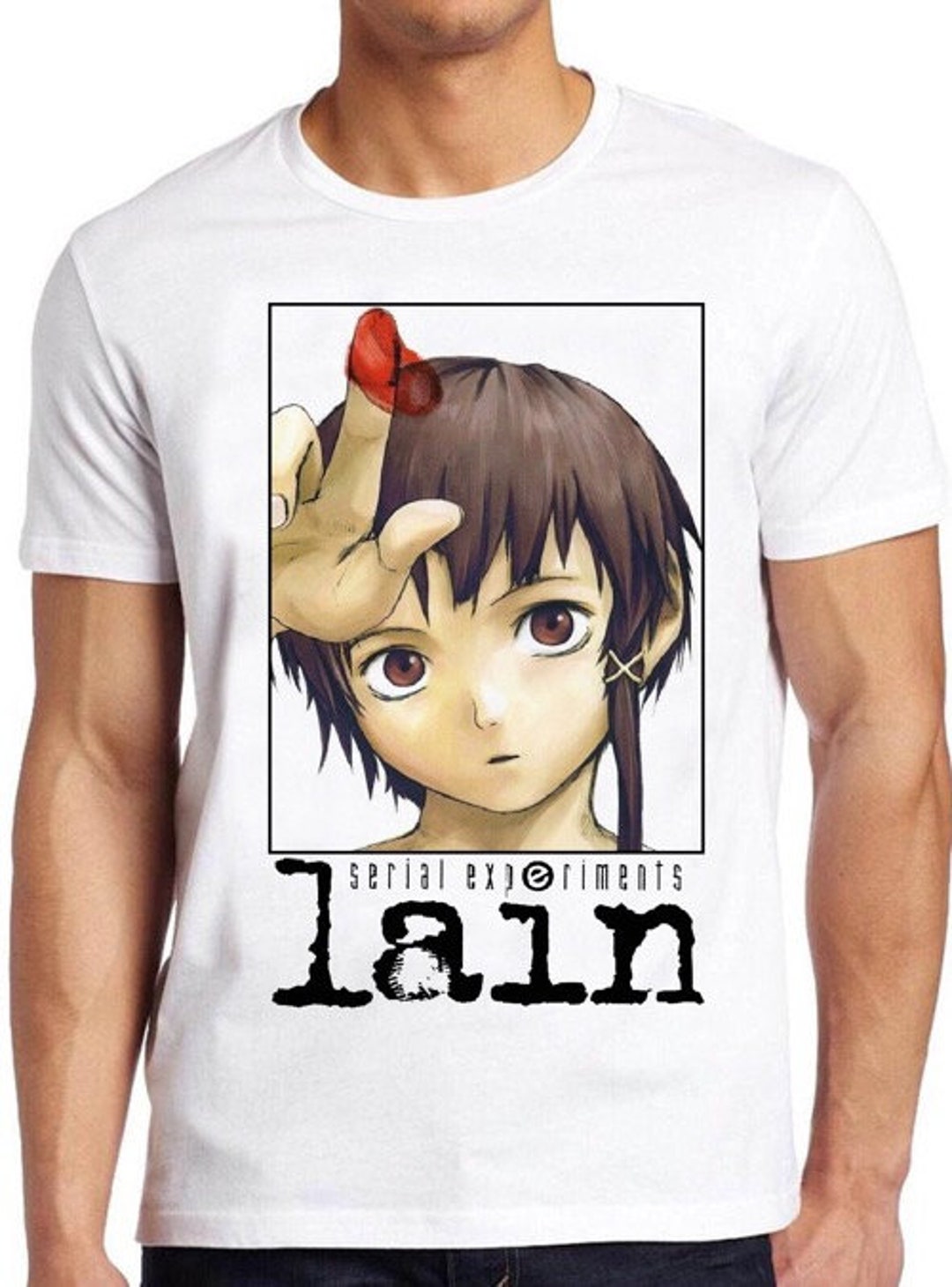 Serial Experiments Lain T Shirt Anime Science Fiction Cool - Etsy Serial Experiments Lain T Shirt Anime Science Fiction Cool - Etsy