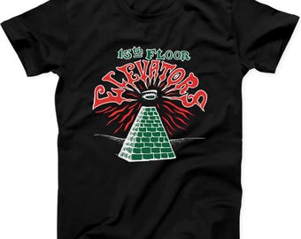 The 13th Floor Elevators Punk Rock Music Black T Shirt Sweatshirt Hoodie C535