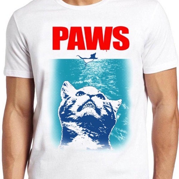 Paws T Shirt Cat Kitten Funny Parody Cool Gift Tee 277