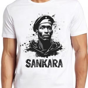 Camiseta de Thomas Sankara, marxista, marxismo, Burkina Faso, genial, regalo, camiseta 2263
