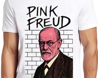 Pink Freud Dark Side of Your Mom Parody Sigmund Pun Slogan Joke Meme Gift Funny Tee Style Unisex Gamer Cult Movie Music T Shirt 2633