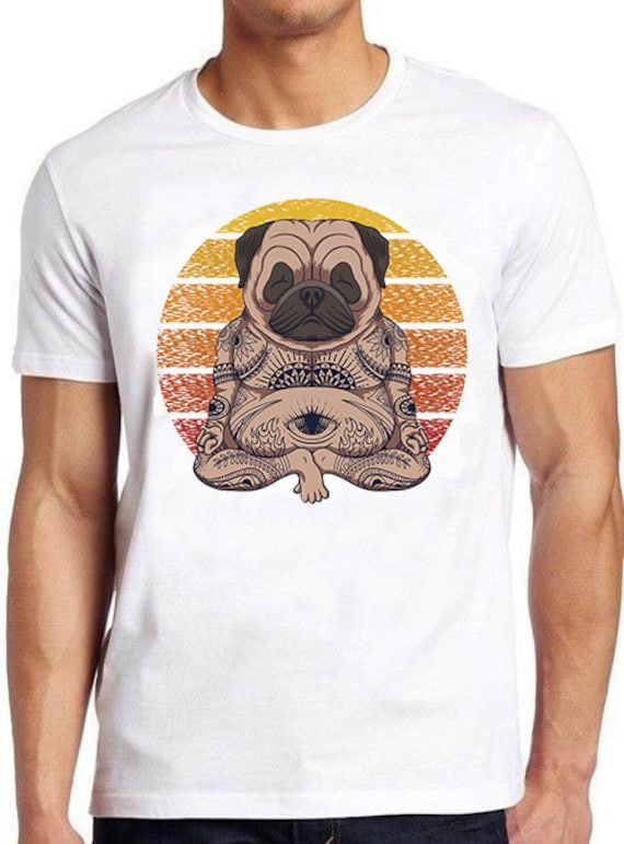 Pug Yoga Shirt - Funny Pug Shirt - Pug Tshirt Pug Yoga Shirt - Funny Pug Shirt - Pug Tshirt