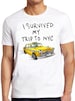 I Survived My Trip To NYC T Shirt New York City Spider Tom Yellow Taxi Meme Gift Funny Tee Vintage Style Unisex Gamer Cult Movie Music 212 