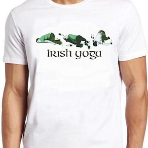 Irish Yoga New T Shirt, S M L XL 2X 3X 4X 5X, St Paddys Day