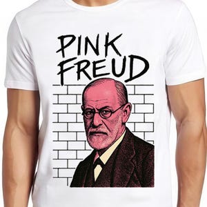 Pink Freud Dark Side of Your Mom Parody Sigmund Pun Slogan Joke Meme Gift Funny Tee Style Unisex Gamer Cult Movie Music T Shirt 2633