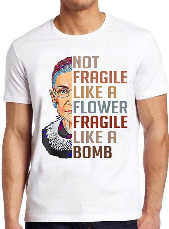 BG Not Fragile Like A Flower Bomb Feminist Girl Power Meme Gift Funny Tee Style Unisex Gamer Cult Movie Music T Shirt 993 Etsy Canada