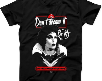Don't Dream It Be It The Rocky Horror Picture Show Gift Tote Bag Tee Black T Shirt Sweatshirt Hoodie C495