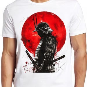 T-shirt guerrier samouraï, art spartiate, conception graphique, cadeau cool, t-shirt 2422